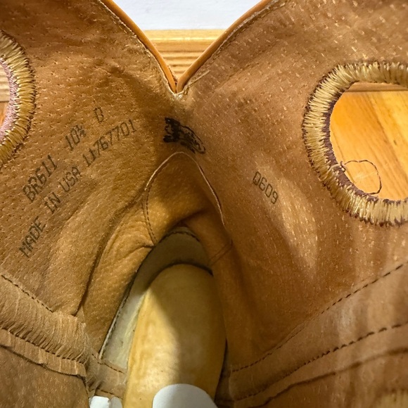 Justin BR611 Men's Bent Rail Western Boot with Madera Gaucho Square Toe 10.5 - Picture 15 of 16